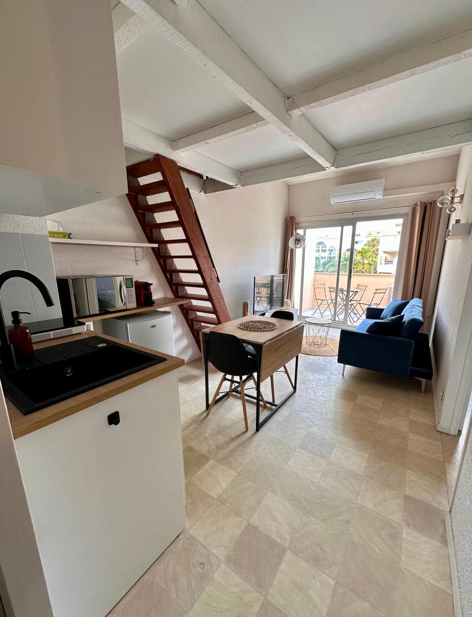 Evasion Setoise - Appartement Avec Balcon Vue Marina, Climatise, Parking - Situe A 200M De La Plage Sète Buitenkant foto