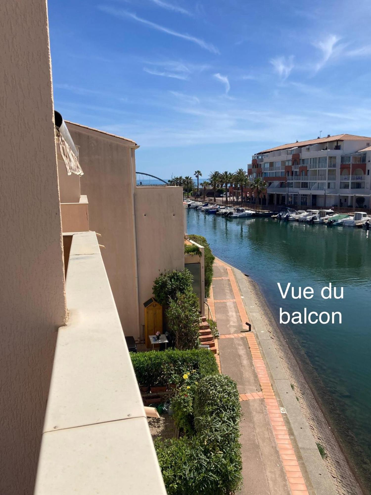 Evasion Setoise - Appartement Avec Balcon Vue Marina, Climatise, Parking - Situe A 200M De La Plage Sète Buitenkant foto